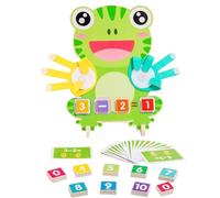 Addition Games | Wooden Preschool Educational Set - Color Recognition Interactive Math Game for Homeschool Classroom Kindergarten Christmas Birthday Stocking Stuffer