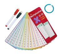 Addition - Multiplication | Erasable Math Cards for Kids: Numbers, Math, Learning Game, School, Home, Exercises, Arithmetic, Educational Exercise Set