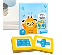 Addition Set, 40 Sheets for Developing Educational Skills, Set Learning Math Additions, for School Classroom Home and Children