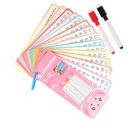 Addition Subtraction Flash Cards | Multiplication Addition Subtraction Division Game - Dry Erase Double Sided Educational Flash Cards Hole Punched for Interactive Learning, Classroom Homeschool
