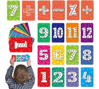Addition Subtraction Flash Cards, Toddler Arithmetic Education Cards, 52X Math Flash Cards, Addition and Subtraction Flash Cards, Math for Kids