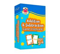 Addition & Subtraction Games Flashcards for Ages 5-6 (Year 1): (CGP KS1 Activity Books and Cards)