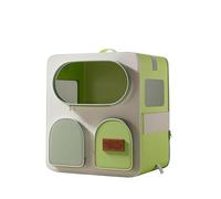Additional Large Pet Travel Pack Soft Fleece Interior Pliable Plan Ventilated Net Panes Cats Leverets Up to 22lbs Transporting Capacity Large Puss Shipper Pack