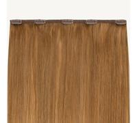 ADDITIONAL LENGTHS Clip In Hair Extensions One Piece 100% Real Human Hair Quick to Use for Solid Hold & Remove When Desired 30g Naturally Drawn 12" Width | (Medium Chestnut Brown, 18 Inch)