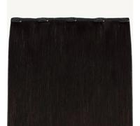 ADDITIONAL LENGTHS Clip In Hair Extensions One Piece 100% Real Human Hair Quick to Use for Solid Hold & Remove When Desired 30g Naturally Drawn 12" Width | (Natural Black, 18 Inch)