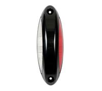Additional lighting with 4 LEDs white/red 9/32V - black frame