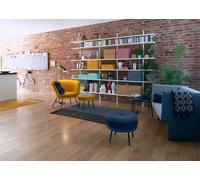 Additional shelf 45 cm deep for Eiermann shelf Richard Lampert W200 x D45 cm solid oak natural - LAMPERT_REGAL BODEN 45 B200 T45 EICHE