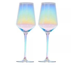 AddLiquid Rainbow Wine Glass (Set of 2) | Size: 100 cm AddLiquid Multicolor 100 cm
