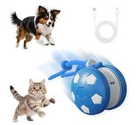 ADDLIVE Interactive Dog Ball, Moving Dog Ball, Dog Toys Interactive, Automatic Startup 3 Modes Vibrating Dog Ball, Fun Moving Dog Toy with Tail, 180° Rotation Dog Toys for Small Medium Large Dogs