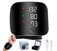 ADDLIVE Wrist Blood Pressure Monitors, Automatic Accurate Blood-Pressure Monitor with Large LCD Display, Blood Pressure Machine Powered Voice Broadcasting for Adult Elder at Home or Travel Use