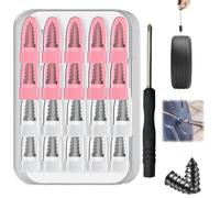 AddLuck 20 PCS Tire Repair Rubber Nails Kit with 2 Sizes,Tyre Repair Kit Rubber Nails with Box and Screwdriver,Car Puncture Repair Kits,Tyre Puncture Repair Kits for Trucks Motorcycles Cars