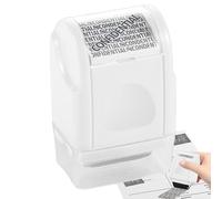 Address and ID Blocker - Privacy Stamp Roller | Identity Protection Roller for Banking, Accounting, Notary Public Post, Compact Stamp to Protect Personal Data, Easy Solution Against Ident