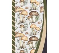 Address and Password Book Combo: Hardcover / Large Print / Discreet / Log Home - Email Addresses - Phone Numbers / Track Birthdays / Web Login Keeper / Great For Seniors / Vintage Mushroom Lover Cover