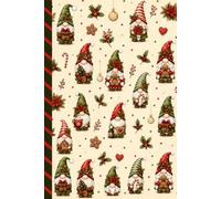Address and Password Book Combo: Large Print | Discreet | Log Emails - Addresses - Phone Numbers - Birthdays - Web Login | Small Contact Keeper | ... Seniors | Cozy Christmas Garden Gnome Pattern