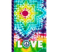 Address and Password Book Combo: Large Print / Discreet / Log Home - Email Addresses - Phone Numbers / Track Birthdays / Web Login Keeper / Great For Seniors / Retro Hippie Art on Tie Dye Cover