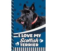 Address and Password Book Combo: Large Print / Discreet / Log Home - Email Addresses - Phone Numbers / Track Birthdays / Web Login Keeper / Great For Seniors / Black Scottish Terrier Dog Lover Cover