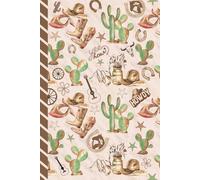 Address and Password Book Combo: Large Print / Discreet / Log Home - Email Addresses - Phone Numbers / Track Birthdays / Web Login Keeper / Great For ... / Retro Country Western Cowboy Themed Cover