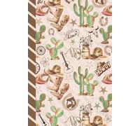 Address and Password Book Combo: Large Print / Discreet / Log Home - Email Addresses - Phone Numbers / Track Birthdays / Web Login Keeper / Great For ... / Retro Country Western Cowboy Themed Cover