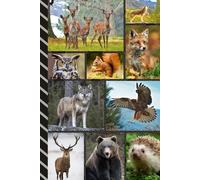 Address and Password Book Combo: Large Print / Discreet / Log Home - Email Addresses - Phone Numbers / Track Birthdays / Web Login Keeper / Great For Seniors / Woodland Forest Animal Lover Cover