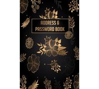 Address And Password Book: Telephone and Address Book with Alphabetical Index & Section for Birthdays and Internet Address & Passwords, A5 Size Address Notebook . 120 page