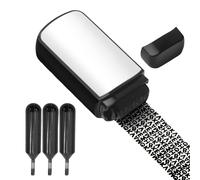 Address Blocker Stamp, Data Defender Roller Stamp for Privacy Protection, with 3 Ink Refills, Confidentiality & Identity Theft Prevention for Documents, Envelopes, Parcels