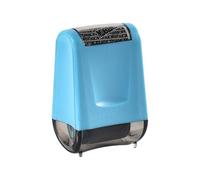 Address Blocker Stamp, Roll Stamp to Protect Against Identity Theft, Information Blocker Security Stamp, Security Personal Data, Data Defender (Blue)