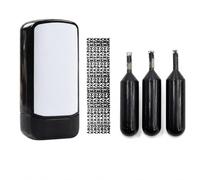 Address Blocker Stamp with 3 Refills, 16mm Wide Data Defender Roller Stamp
