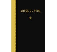 Address Book: Bee Address Book .Organizing phone numbers; addresses & birthday or important dates in one place. address and birthday book organiser ... book with tabs . 110 pages / size 6 x 9 in