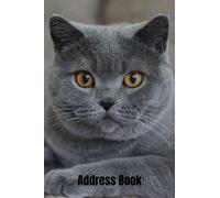 Address Book: Cat theme. Personal address book with space for 525 contacts .Record names, addresses, home, mobile,work, fax e-mail addresses.a5 size