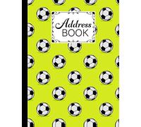 Address Book: Football Cover Address Book for Keeping Track of Addresses, Email, Mobile, Work & Home Phone Numbers, Birthdays, Note, 120 Pages, Size 8.5" x 11" By Daniel Lloyd