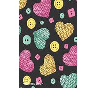 Address Book: For Contacts, Addresses, Phone, Email, Note,Emergency Contacts,Alphabetical Index With Pattern Knitting Buttons Heart