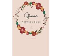Address Book | Gina: Autumn Circle | 6 x 9 | Names | Addresses | Phone Numbers | Emails | Social Media | Notes