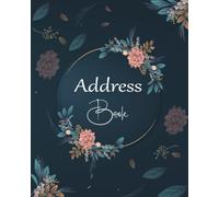 Address Book: Large Print Address Book with Tabs, More than 300 Entry Spaces! Pretty Floral design