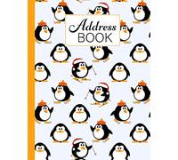 Address Book: Penguins Cover Address Book, Record Birthday, Phone Number, Address, Email and Notes - address book and birthday, 120 Pages, Size 8.5" x 11"