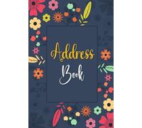 Address Book: small Print Address Book with Alphabetical | Telephone Address Book | Organizer Notebook to Keep Track of Names, Addresses, Phone Numbers, Emails & Birthdays
