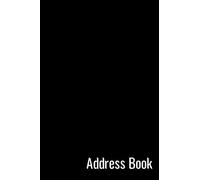 Address book: telephone address book . Keep and Track the Addresses a 5 size, Email, Mobile, Work ,Home Phone, Birthdays with Alphabetical Order address book .size 6 x 9 in,15.24x22.86cm