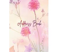 Address Book with Phone and Password Sections with Alphabetical Tabs: Large Print Password Book, A4