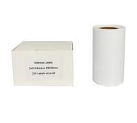 Address Label Roll Self Adhesive 89x36mm White Pk of 250