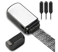 Address Privacy Roller Stamp, Confidential Information Cover Stamp with 3 Refills, Document Privacy Protection Roller for Mail, Parcels and Paperwork, Cover up Private Information on Parcels