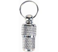 Address Tube For Pet Collar Cats Dogs Silver Lot Of 2 (Flamingo)