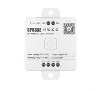 Addressable RGB LED Controller with Music and App Control, 5V-24V DC for DIY Effects and Dynamic Modes, Compatible with WS2812B and SK6812(SP63AE)