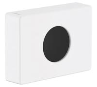 ADDSTORIS Sanitary Bag Dispenser MATT White, ABS Construction, Wall-Mounted, Concealed Fixings, 1 in Pack