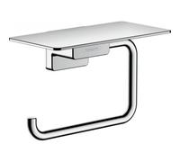 AddStoris Wall-mounted Roll holder with shelf, Chrome (41772000)
