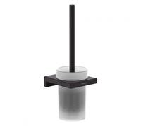 Toilet Brush Holder Hansgrohe AddStoris Wall-mounted 105x218mm Black Mat