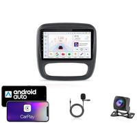 ADDUE 9" Android 15 Car Stereo Radio with Carplay for Renault Trafic 2014-2021 Plug and Play Backup Camera Automatic Bluetooth USB RVC SWC Mirror Link Steering Wheel Link,8Core4G+WiFi8G+128G