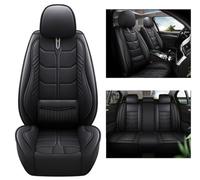 ADDUE Car Seat Covers Full Set for Skoda Karoq/2017 2018 2019 2020 2021 2022 2023 2024, Universal Vehicle Seat Cover Cushion Front Rear Seat Protectors Auto Waterproof Accessories,A-All Black