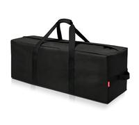 AdeaBag 36'' Sports Duffle Bag - Extra Large Travel Duffel Tote Bag Gym Overnight Weekender Shopping Christmas Tree Bag with 2-Way Durable Zippers Waterproof Material, Black, 1 Pack, 36''*13''*15'', 1
