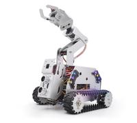 Adeept RaspTank Metal Smart Car Kit for Raspberry Pi 5/4B/3B/3B+(Board Not Included), Tank Tracking Robot with 4 DOF Robot Arm, OpenCV, Obstacle Avoidance, Line Tracking