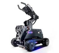 Adeept RaspTank WiFi Wireless Smart Robot Car Kit for Raspberry Pi 4 3 Model B+/B, Tank Tracked Robotics with 4-DOF Robotic Arm, OpenCV Target Tracking, Video Transmission with PDF