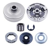 Adefol Chainsaw 3/8"-7 Clutch Drum Rim Sprocket Kit For Stihl MS660 066 064 MS640 MS661 Replacement Parts with Washer E-clip Needle Bearing